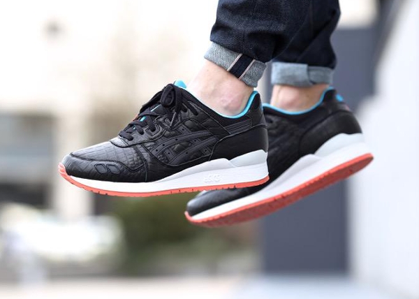 Asics Gel Lyte 3 Lux Gator (Miami Vice) aux pieds