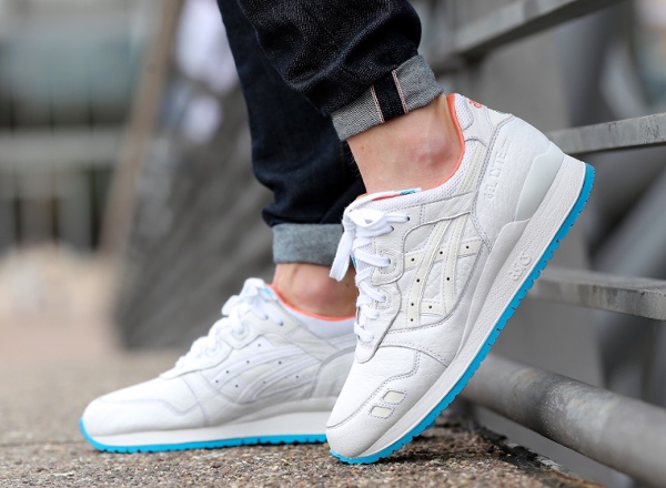 Asics Gel Lyte 3 Lux Gator (Miami Vice) aux pieds