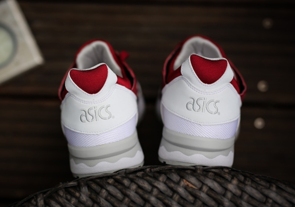 Asics Gel Lyte V 'White & Burgundy Red' (4)