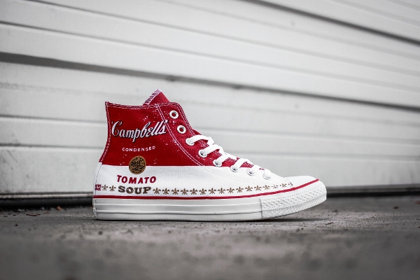 Converse All Star x Warhol Campbell's Soup | Sneakers Actus Converse All Star x Warhol Campbell's Soup | Sneakers Actus