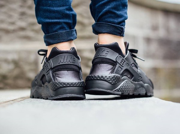 nike air huarache femme noir