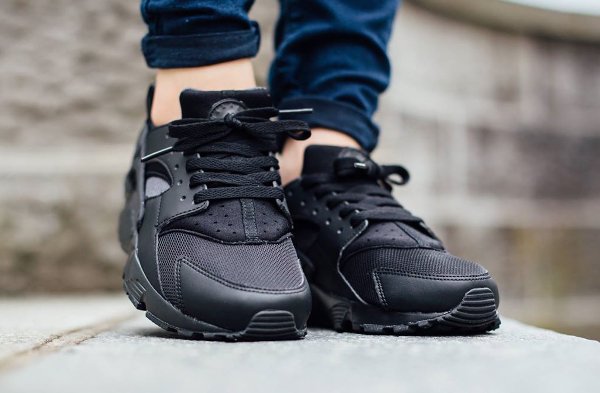 nike air huarache femme noir