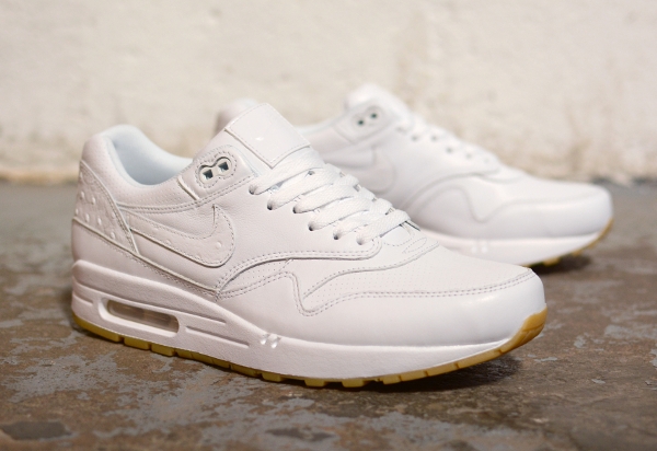 Nike Air Max 1 Leather PA White Ostrich Gum