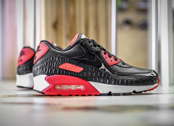 Nike Air Max 90 Anniversary Infrared Croc (1)