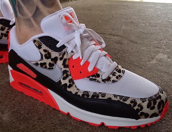 Nike Air Max 90 ID Leopard Infrared 