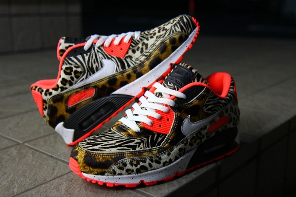 Nike Air Max 90 ID Poney Hair Zebre & guépard & léopard-1