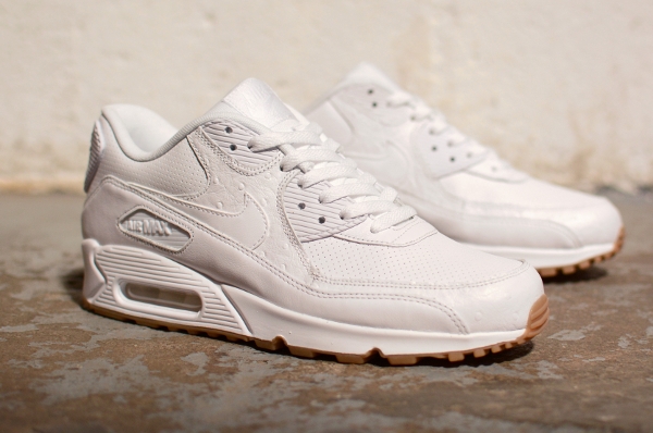 Nike Air Max 90 Premium Leather PA White Gum (1)