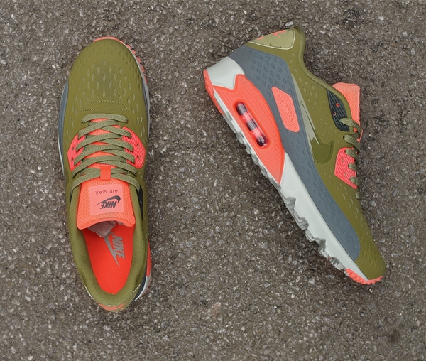 Nike Air Max 90 Ultra BR Scenery Green Bright Crimson (1)