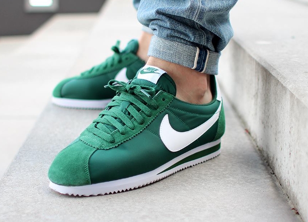 Nike Classic Cortez Nylon Gorge Green White (2)