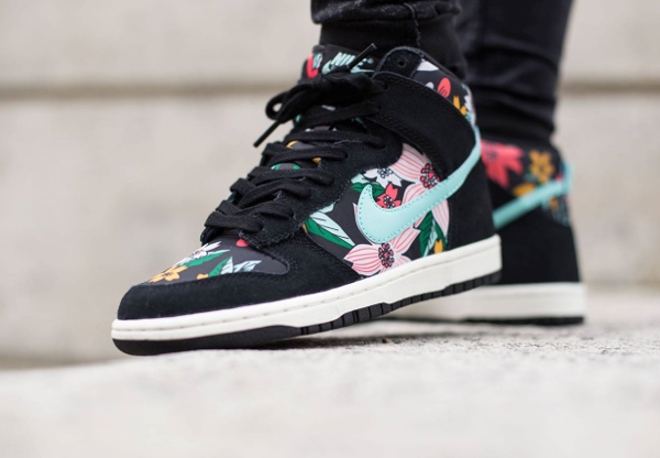 Nike Dunk Skinny Hi Aloha Black Artisan Teal (1)