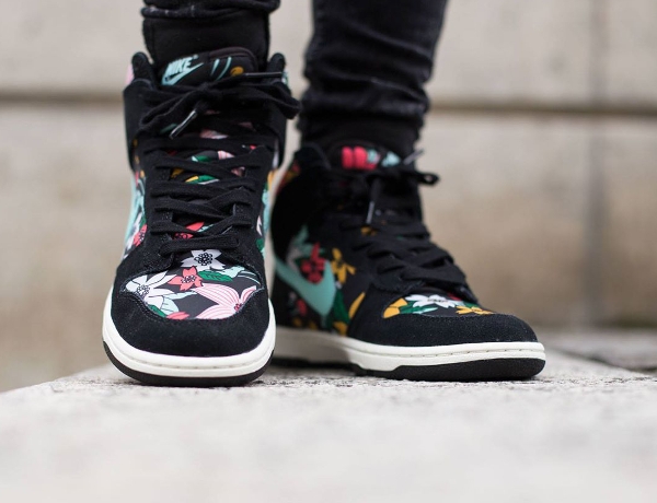 Nike Dunk Skinny Hi Aloha Black Artisan Teal (3)