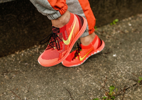 Nike Free 3.0 Flyknit Bright Crimson Volt (5)