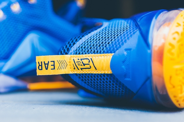 Nike Lebron 12 Low Photo Blue Gold (Entourage) (7)