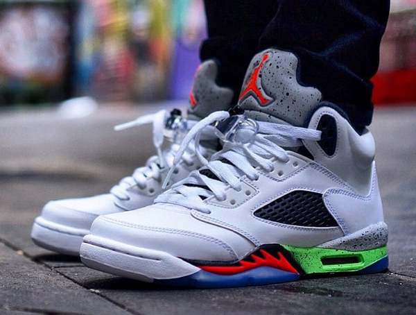 Air Jordan 5 Prostars aux pieds