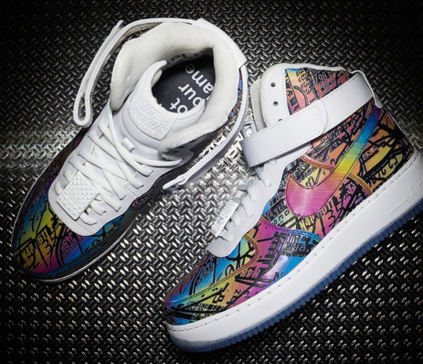 Nike Air Force 1 High CMFT Quai 54 Rainbow (2)