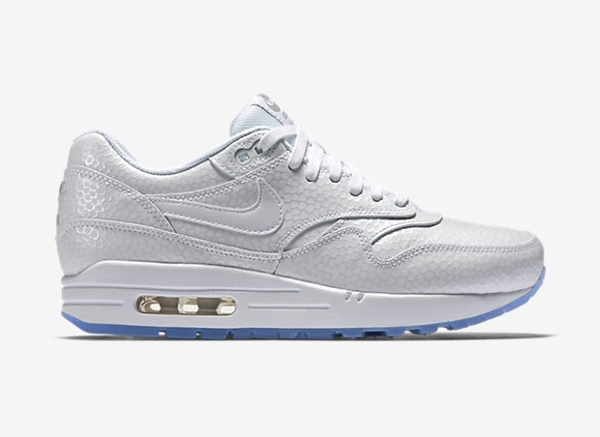 Nike Air Max 1 Premium White Metallic Silver (1)