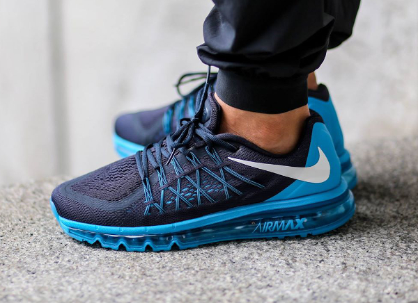 Air max 2015 bleu on sale