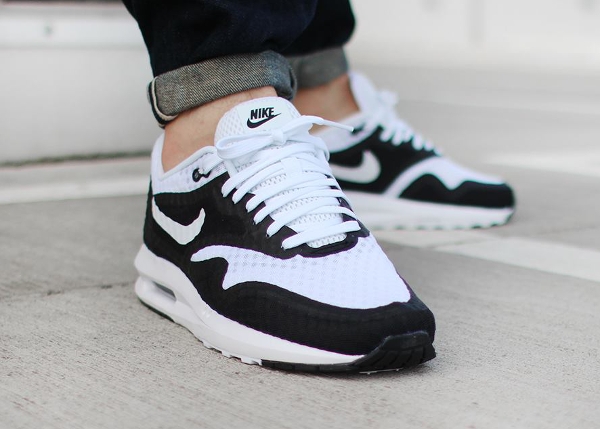 Nike Air Max Lunar1 BR White Black (1)