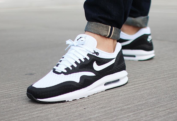 Nike Air Max Lunar1 BR White Black (2)