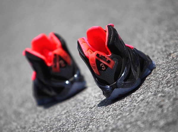 Nike Lebron 12 Elite Black Hot Lava (3)