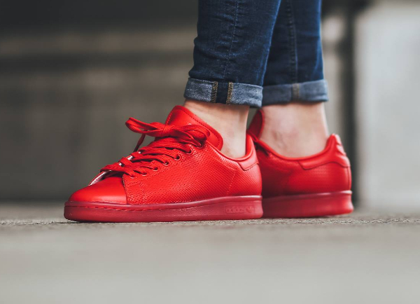 adidas stan smith pas cher rouge