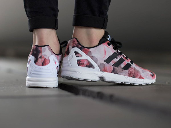 adidas zx flux rose pale