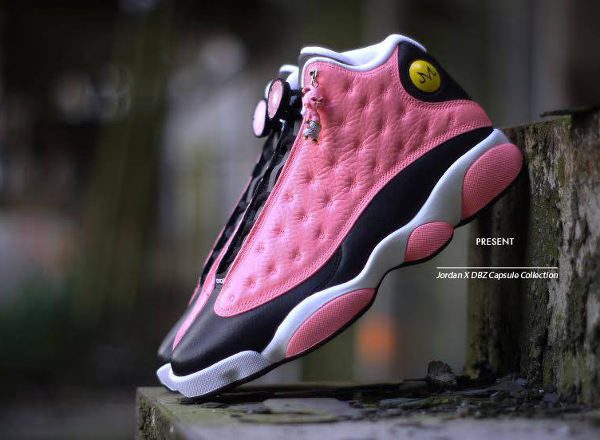 Air Jordan x DBZ Freezer Cell Majin Buu Sneakers Actus