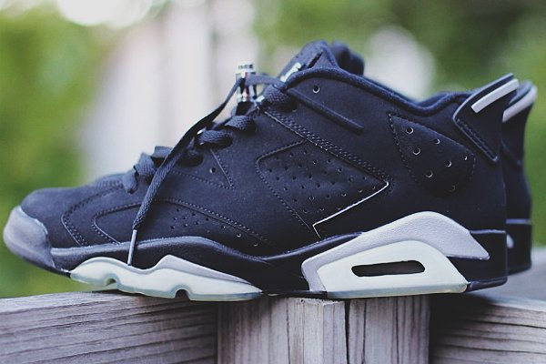 Air Jordan 6 Low Black Metallic Silver