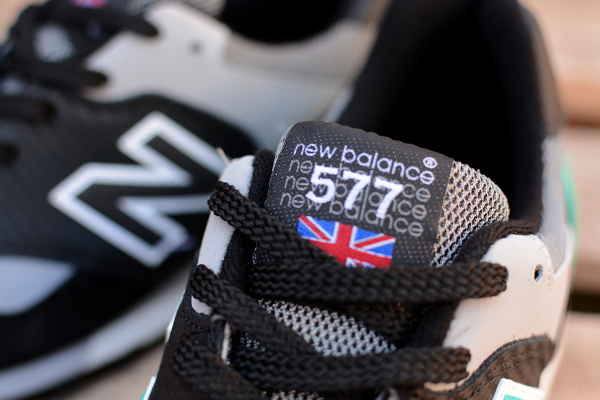 New Balance 577 Black Teal Grey Sneakers actus