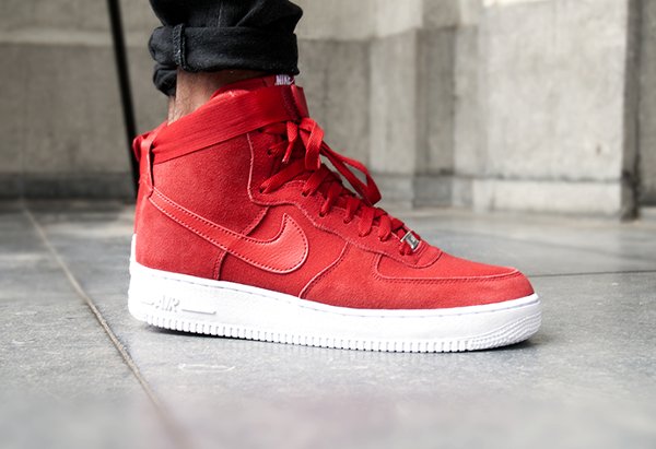 Nike Air Force 1 High '07 Gym Red White (2)