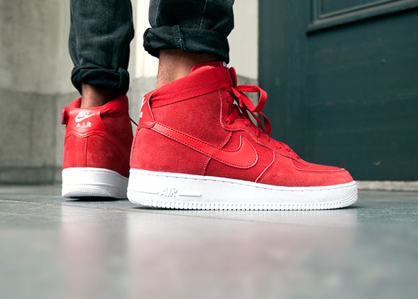 Nike Air Force 1 High '07 Gym Red White