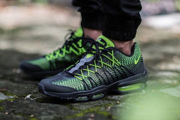 Nike Air Max 95 Ultra Jacquard QS Black Volt