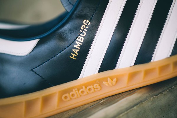 Adidas Hamburg Leather Navy Made in Germany (1)