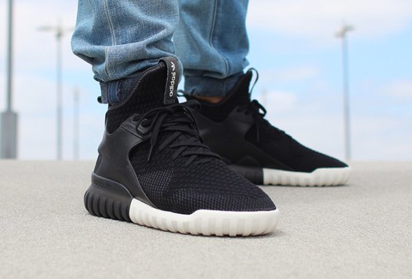 adidas tubular x knit core black