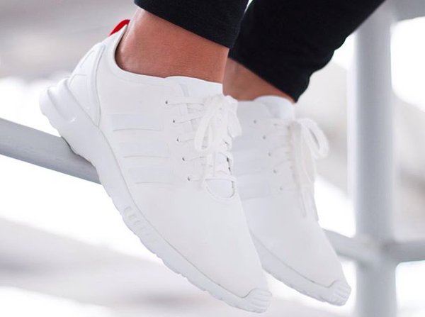 Adidas ZX Flux Smooth W White Tomato (1)