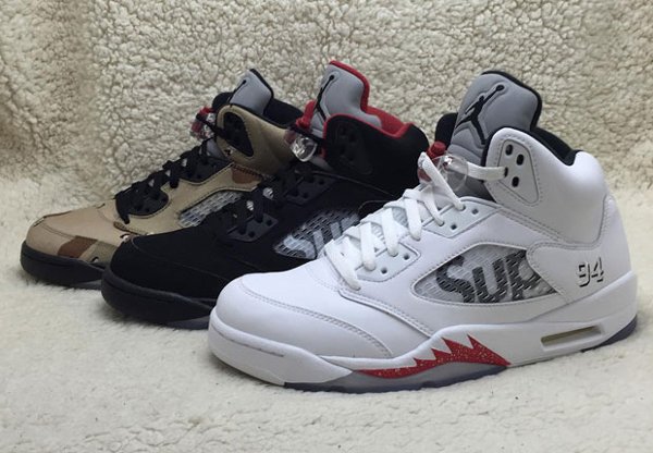 Air Jordan 5 x Supreme NYC