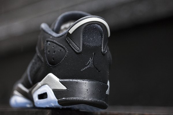 Air Jordan 6 Retro Low Black Metallic Silver  (7)