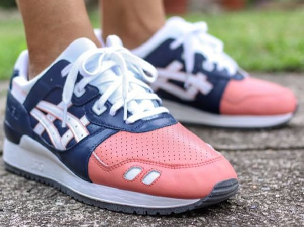 Asics Gel Lyte 3 Salmon Toe en cuir