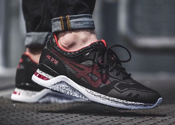 Asics Gel Lyte Evo 3 Black Red  (1)