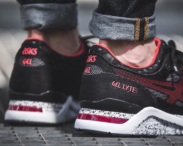 Asics Gel Lyte Evo 3 Black Red  (2-1)