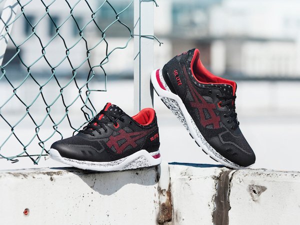 Asics Gel Lyte Evo 3 Black Red  (3)