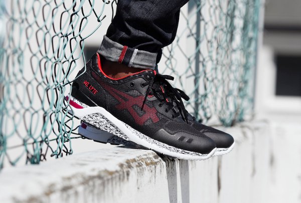 Asics Gel Lyte Evo 3 Black Red  (4)