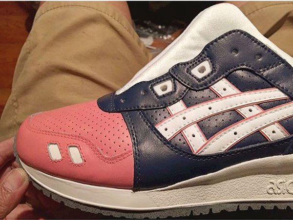 Asics Gel Lyte III Salmon Leather Toe