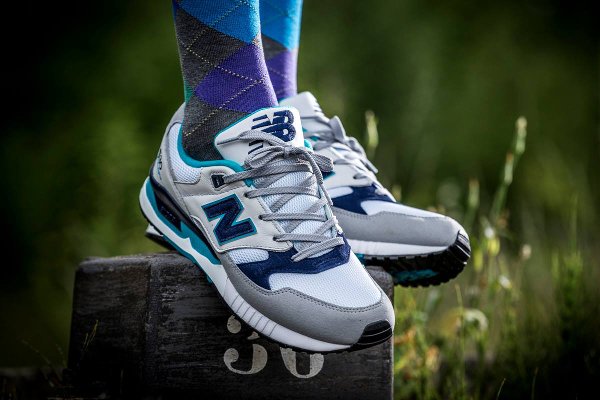 New Balance M530 90's Remix White Blue  (1)