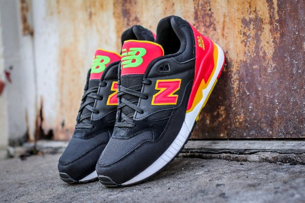 New Balance M530 Pinball Black Red (2)