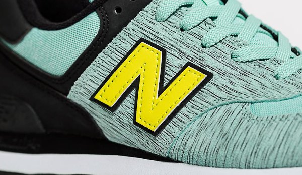 new balance wl574 noir et jaune