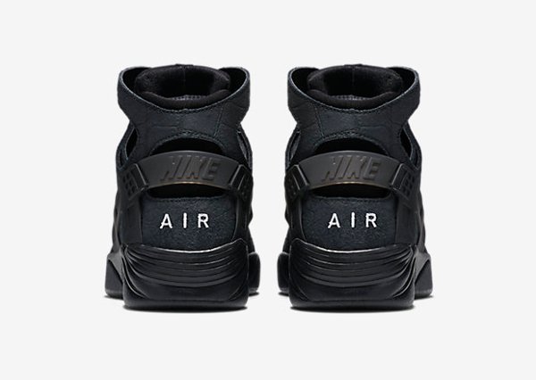 Nike Air Flight Huarache Triple Black  (2)