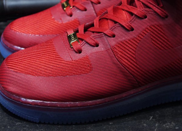 Nike Air Force 1 High Comfort Lux University Red  (3)