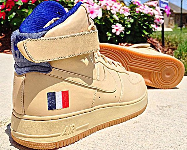 Nike Air Force 1 ID Country Flags France