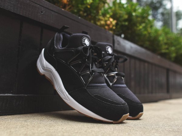 Nike Air Huarache Light Black White Light Brown  (1)